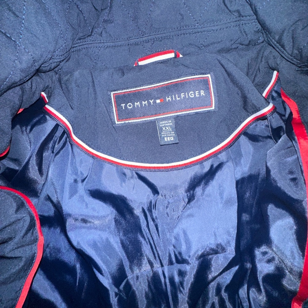 Tommy Hilfiger Ladies' Quilted Jacket, Navy - Picture 3 of 4